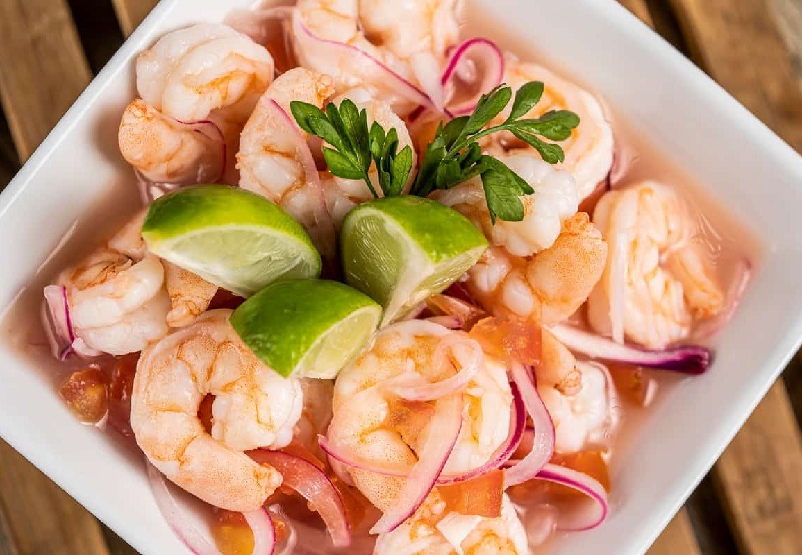 Ceviche de camarón