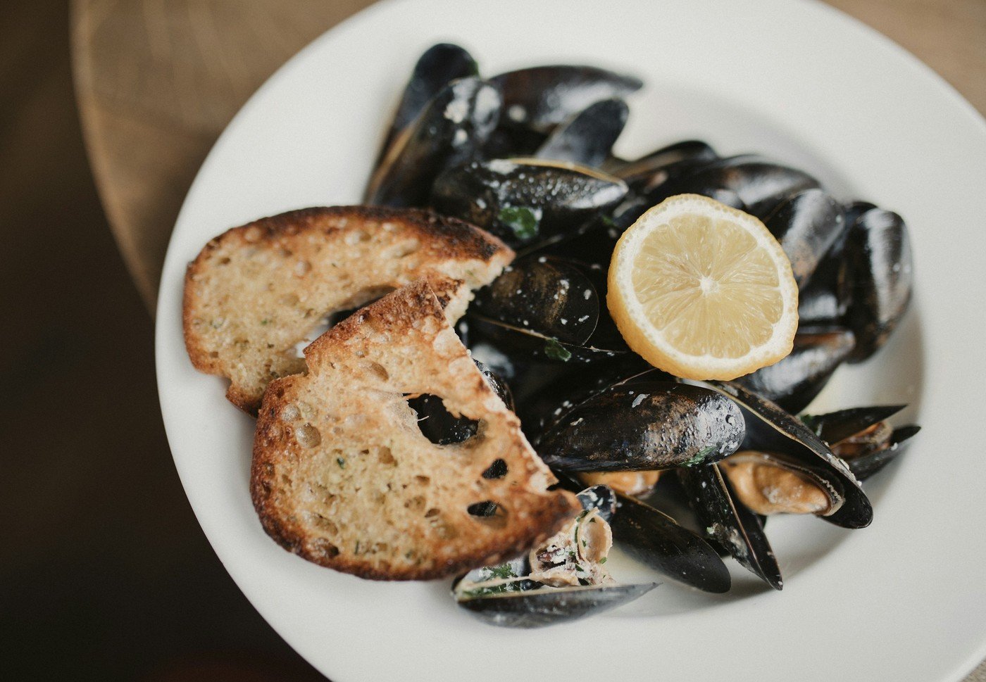 Mejillones a la marinière